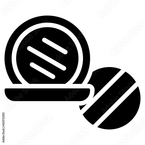 Face Powder Glyph Icon