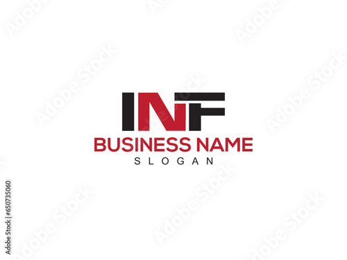 Minimalist Vector INF in Logo Letter Vector For Your Clothing Business
