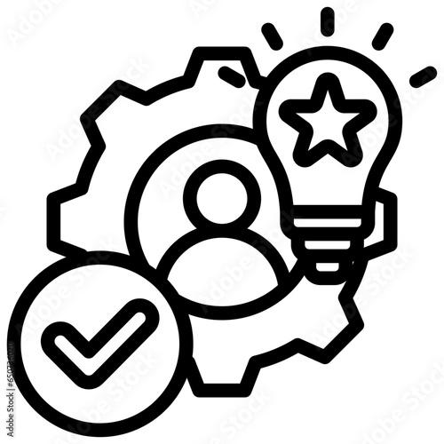 Competencies Outline Icon