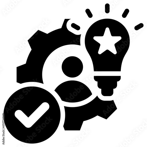 Competencies Glyph Icon