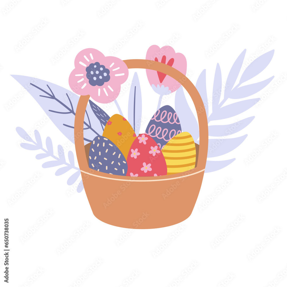 Fototapeta premium Happy Easter Postcard