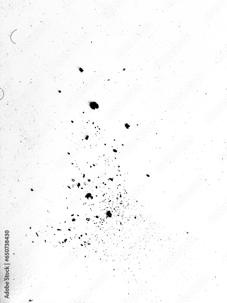 Abstract dirt particle isolated element
