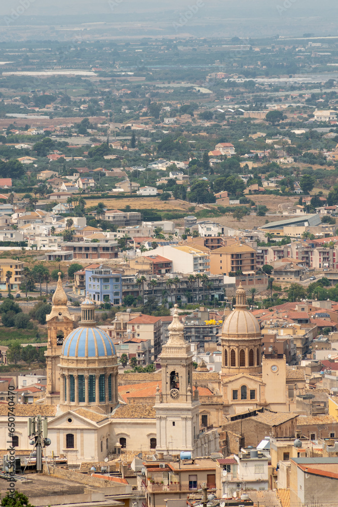 Veduta di Comiso - Catania - Sicilia - Italia