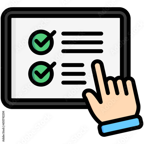 Assessment icon often used in design, websites, or applications, banner, flyer to convey specific concepts related to Assessment, educational, evaluative, and analytical purposes.