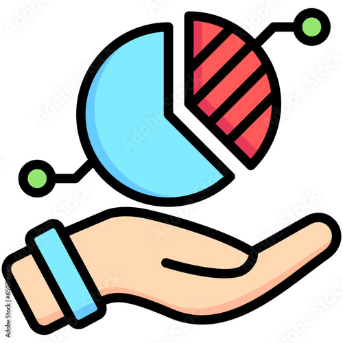 Percentage icon often used in design, websites, or applications, banner, flyer to convey specific concepts related to Assessment, educational, evaluative, and analytical purposes.