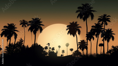 palm silhouette wallpaper