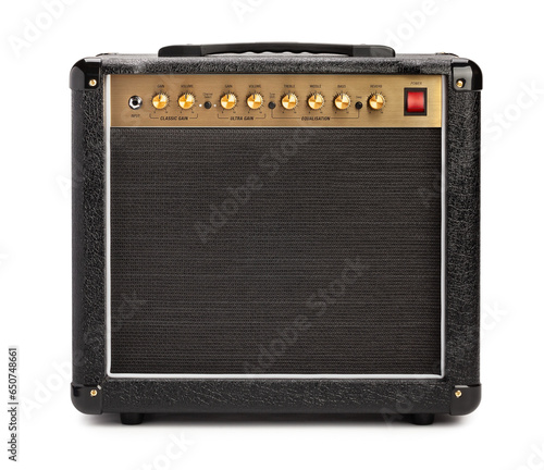 Fotografía guitar amp path isolated on white