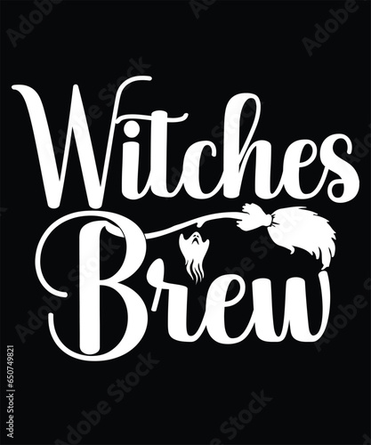 Witches Brew Halloween t-shirt design