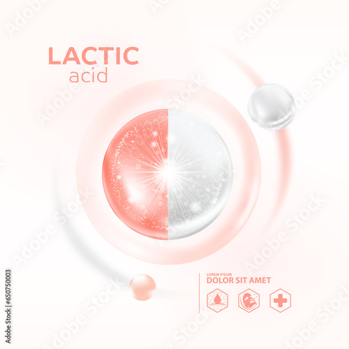lactic acid Serum Skin Care Cosmetic
