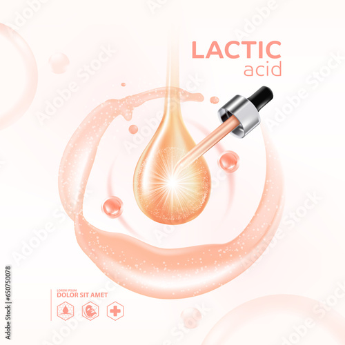 lactic acid Serum Skin Care Cosmetic