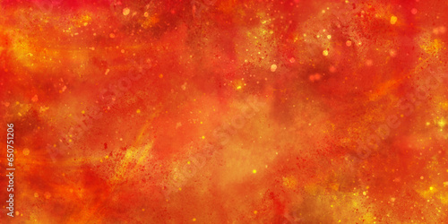 Fire Watercolor Background. Colorful Grunge Texture. Red and Orange Grunge Background. Colorful Painting Background. Red and Yellow Background. Abstract Watercolor Background with Space.