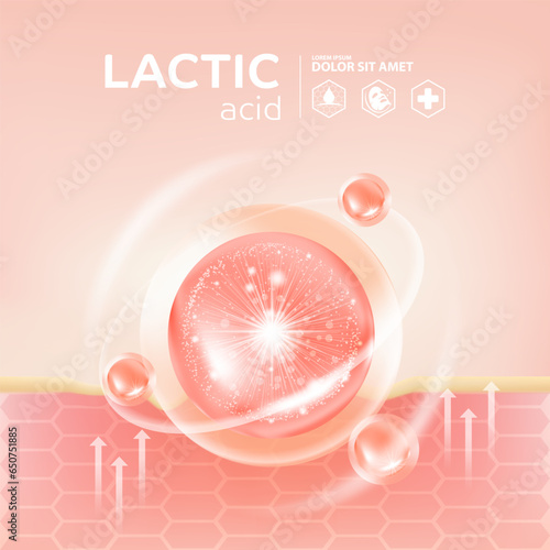 lactic acid Serum Skin Care Cosmetic