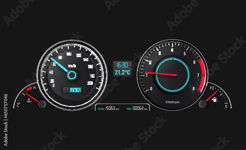 Car Dashboard Realistic