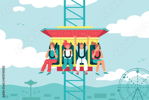 Flat Amusement Park
