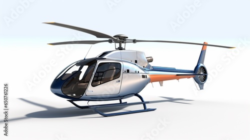A photorealistic image of a heli copter full body view.Generative AI