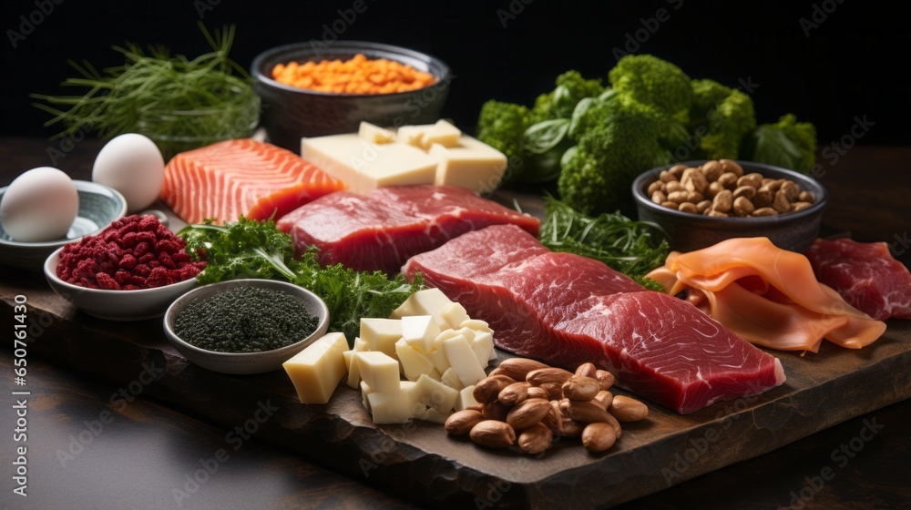 assorted of protein food source assorted of protein food source