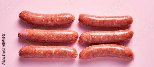 copy space image of with Toulouse sausages