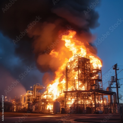 fire at the enterprise. gas explosion at an oil refinery .gas explosion at a factory .real estate, property and life insurance.