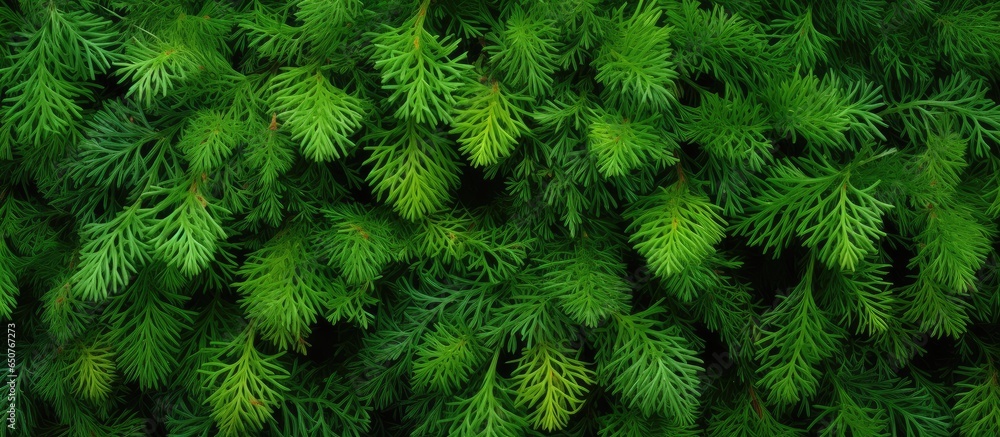 Thuja berries are a favorite in landscaping design isolated pastel background Copy space Thuja berries are a favorite in landscaping design isolated pastel background Copy space