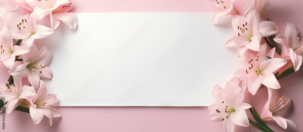 Floral arrangements for magazine and marketing promotions isolated pastel background Copy space Floral arrangements for magazine and marketing promotions isolated pastel background Copy space