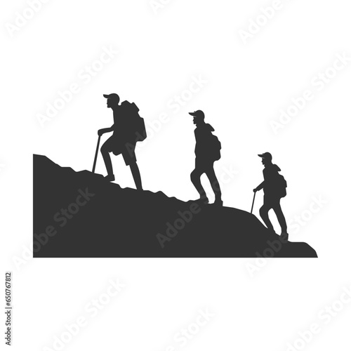 climbing vector illustration design