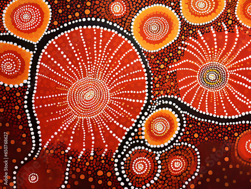 Abstact Aboriginal Art photo