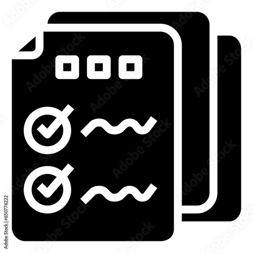 Requirements filled outline icon,linear,outline,graphic,illustration