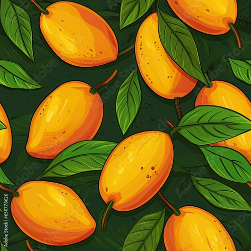 Mango as seamless tiles