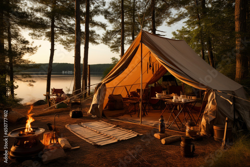 cool tent at the campsite © Salawati