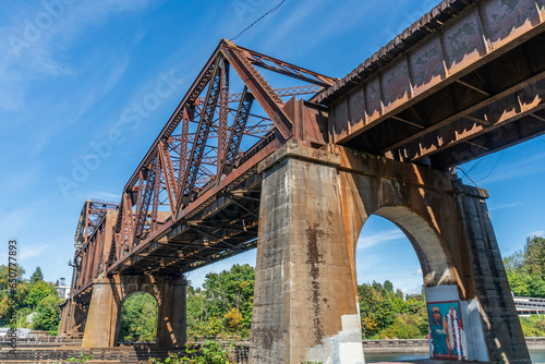 Ballard Locks Train Trestle 4