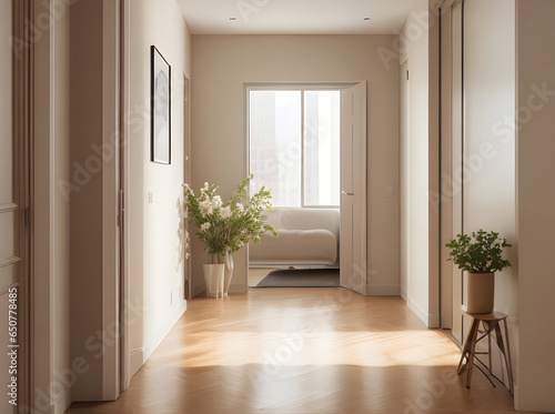 interior entrancein a modern apartment © Paola