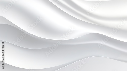 Abstract white and light gray wave modern soft luxury texture with smooth and clean vector subtle hyper realistic daylight white © somneuk