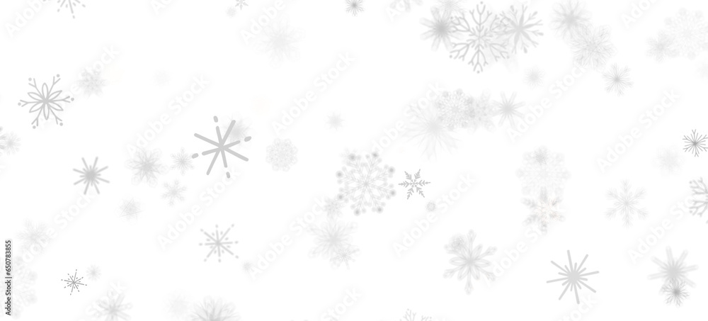 Festive Snow Drift: Captivating 3D Illustration of Descending Christmas Snowflakes Festive Snow Drift: Captivating 3D Illustration of Descending Christmas Snowflakes