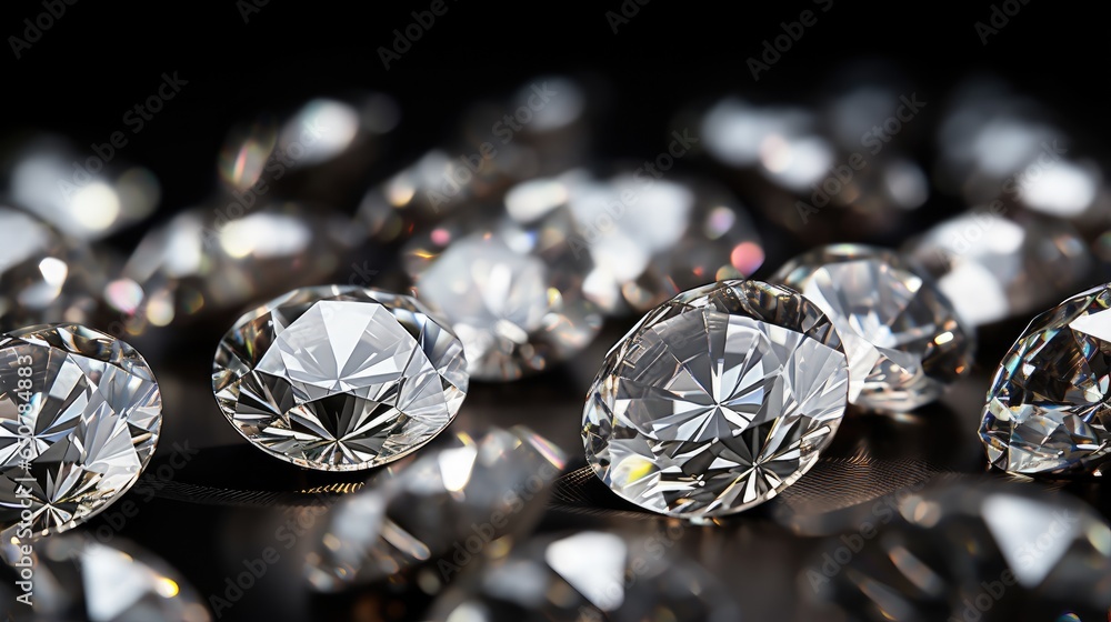 close-up, diamonds reveal their inner brilliance, with reflections that speak of luxury and the finest craftsmanship close-up, diamonds reveal their inner brilliance, with reflections that speak of luxury and the finest craftsmanship