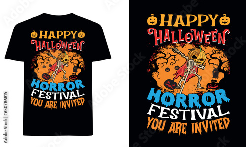 ghost Halloween T-shirt design (ID: 650786815)
