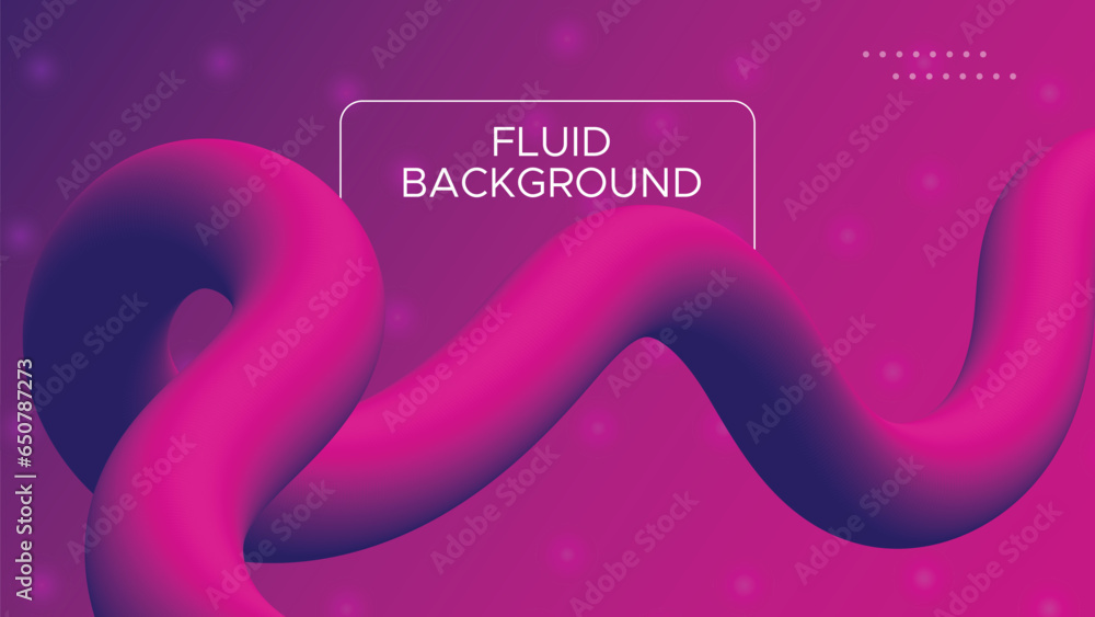 Fototapeta premium Unique Abstract Fluid Background Design Template 