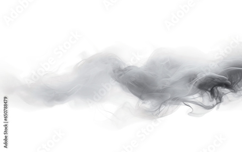Haze of Smoke Isolated on a Transparent Background PNG. Generative AI