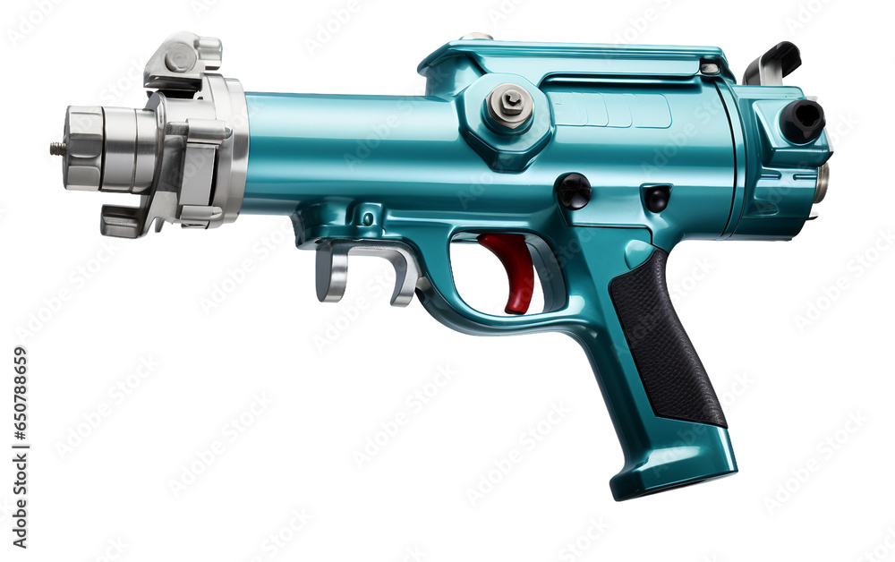 Coating Applicator Gun Isolated on a Transparent Background PNG. Generative AI