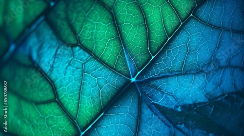 A vibrant green leaf up close