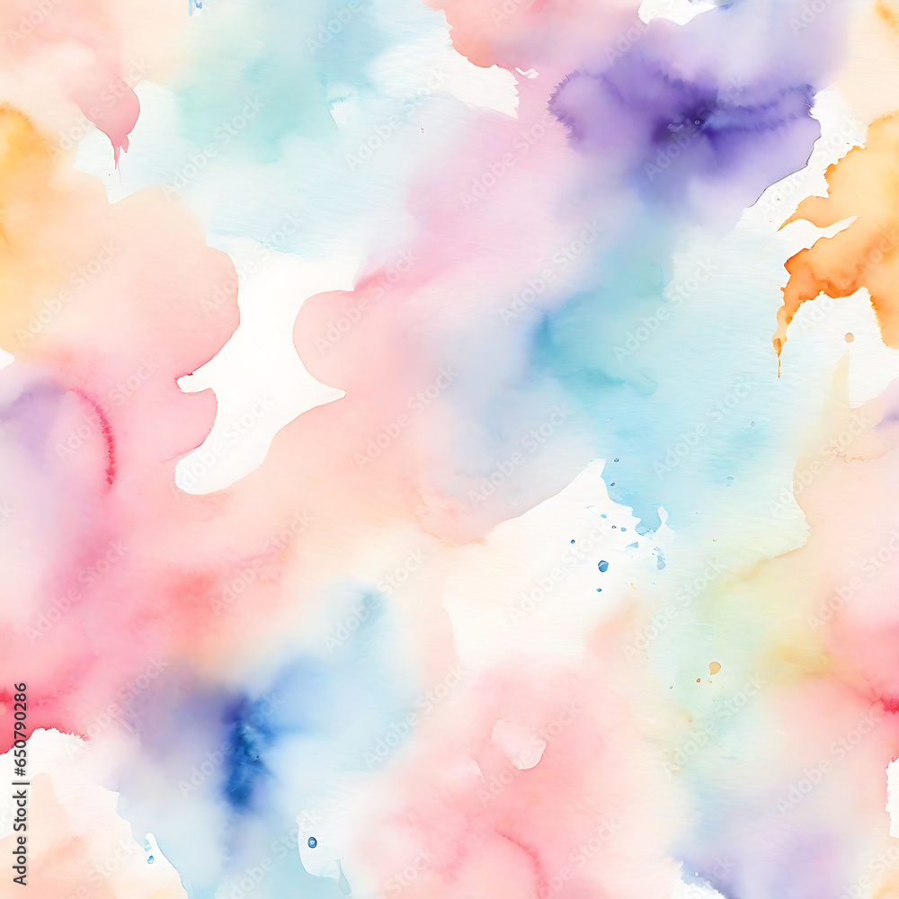 Blend different watercolor inks to create a soft, flowing background