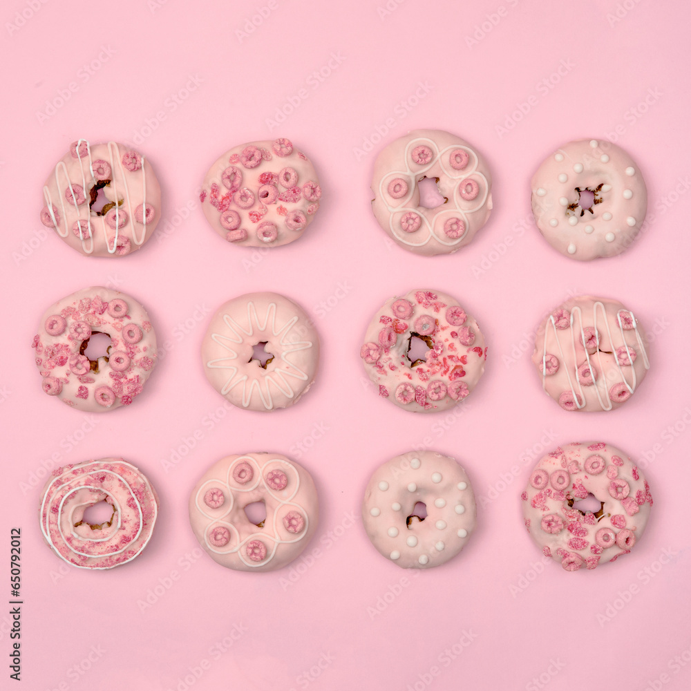 Pink Donuts 6 Pink Donuts 6