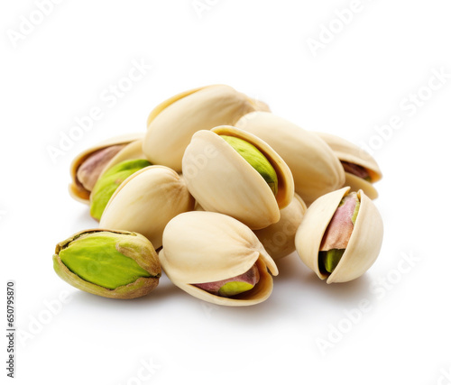 Pistachios Isolated on a Wh...