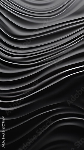 Wavy water in black and white