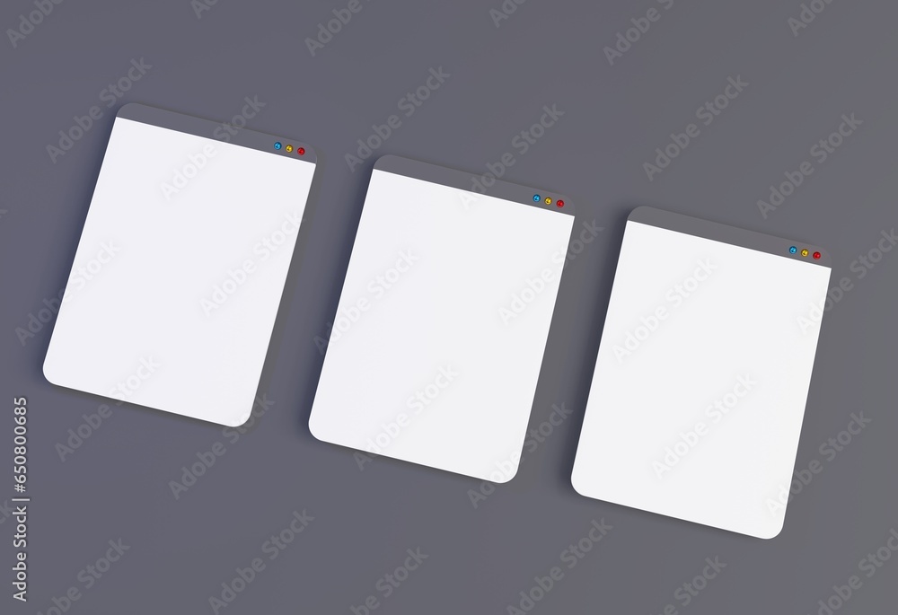 white 3d computer screen rendering black background white 3d computer screen rendering black background