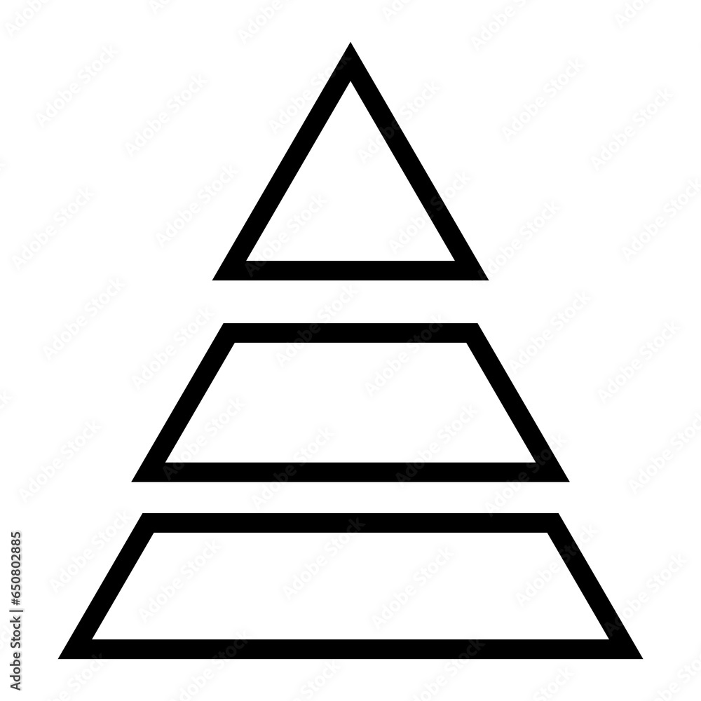 Hierarchy vector icon Hierarchy vector icon