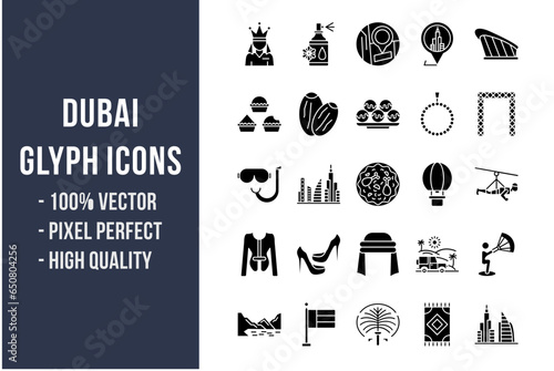 Dubai Glyph Icons