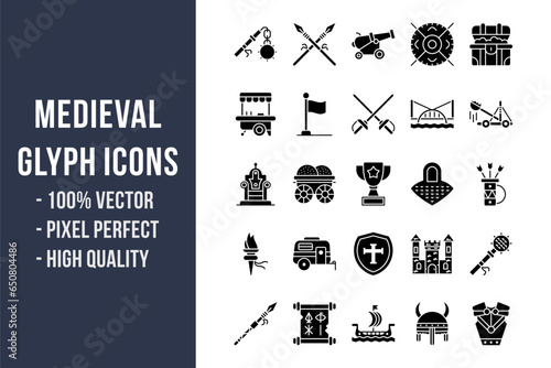 Medieval Glyph Icons