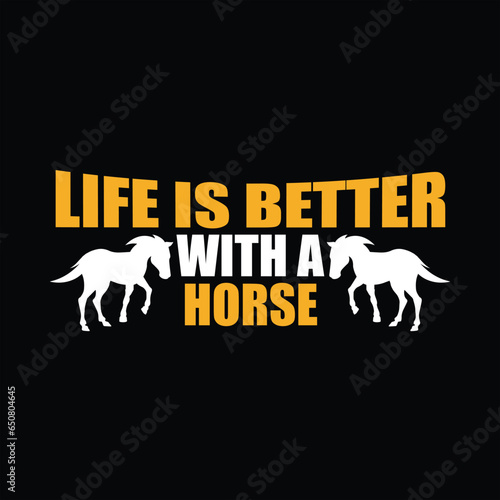 Horse T-shirt design