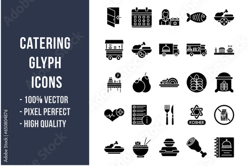 Catering Glyph Icons