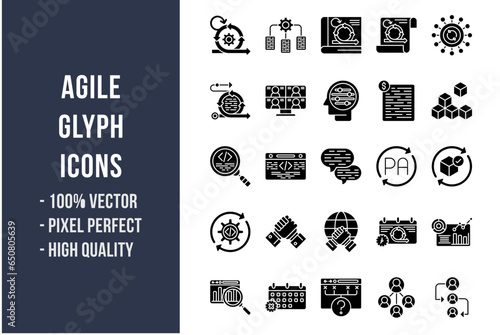 Agile Glyph Icons